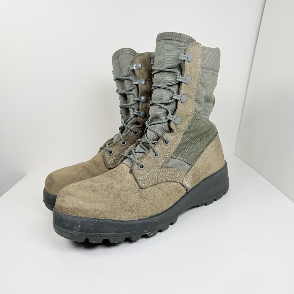 Belleville AFST Military Combat Boots Mens 5.5 XW Desert Tan Vibram EH USA